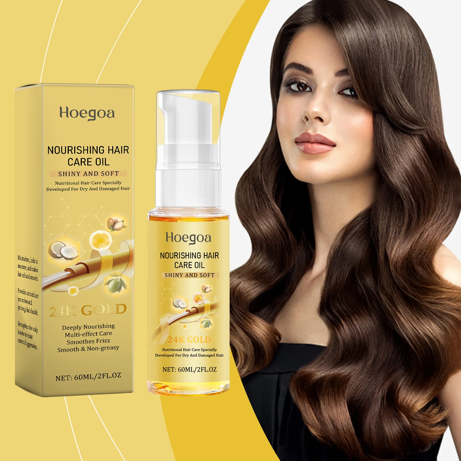 Smoothing Hair Essential Oil Strengthening Root Scalp Soft Impoving Dry Damaged Flat Anti Hair Loss Moisturizing Hair Serum Oil
