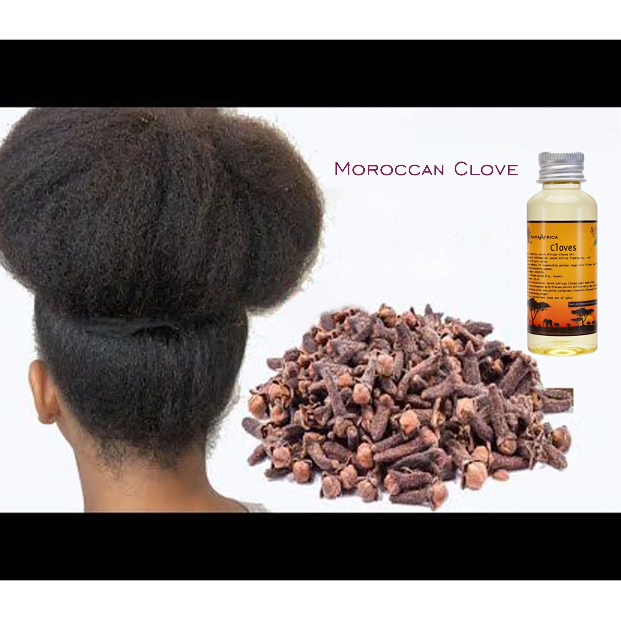 Moroccan Clove Oil Awaken Hair Follicles's Penetrating Deep From Roots to Ends Strengthen Every Strand for Lush Abundant Curls