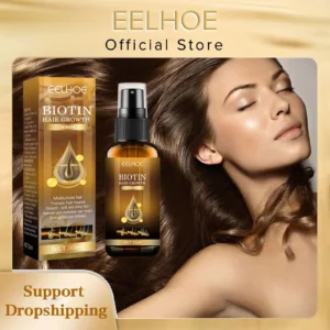 EELHOE Magic Biotin Hair Serum Strengthen Smoothing Deep Nourishing Frizzy Hair Product Damaged Repair Spray Hair Oil Serum 30ml